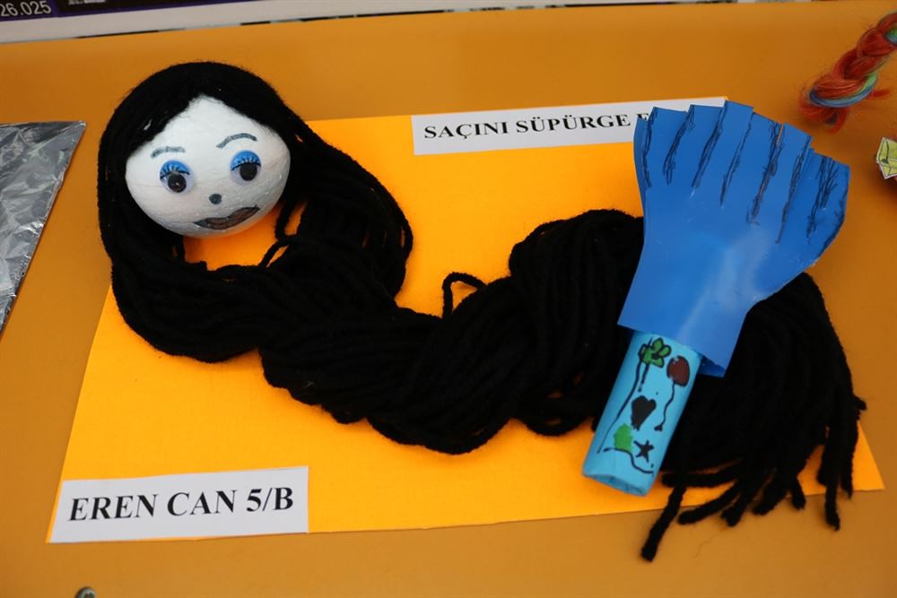 İndirim mahmuz Decipher saçını süpürge etmek deyiminin resmi